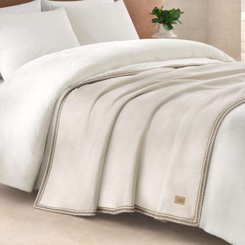 UGG Braid Reversible Throw Blanket