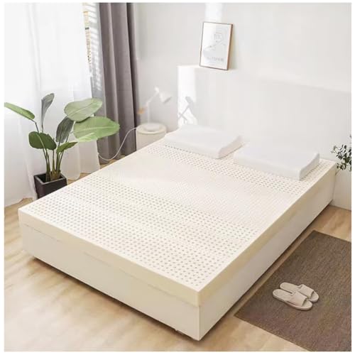 Full Size Premium Natural Latex Mattress Topper Thick Soft, Durable, Pressure-Relieving, Hotel Quality Futon for Ultimate Comfort & Support