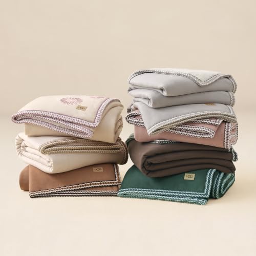 UGG Braid Reversible Throw Blanket