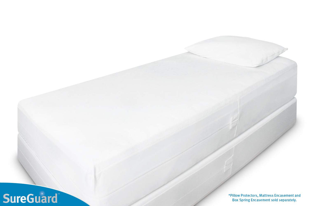 SureGuard Box Spring Cover, Waterproof Bed Bug Encasement