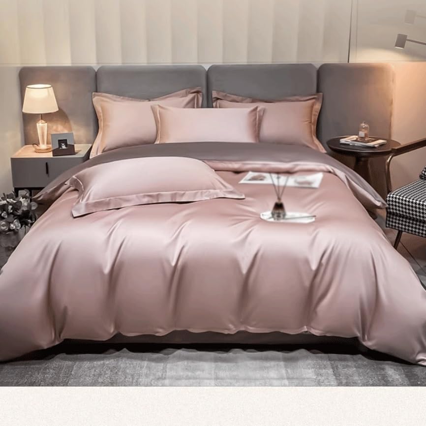 NRFJFOP Four Piece Set of Cotton Duvet Covers Bed Sheets Sleeping Naked All Year Round Nantong Bedding
