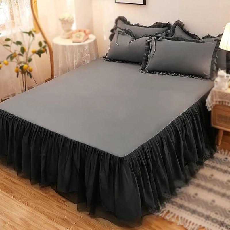 NRFJFOP 4 Pieces of Bedding Sheets Bedroom Comforter Set Pillowcase Queen Size