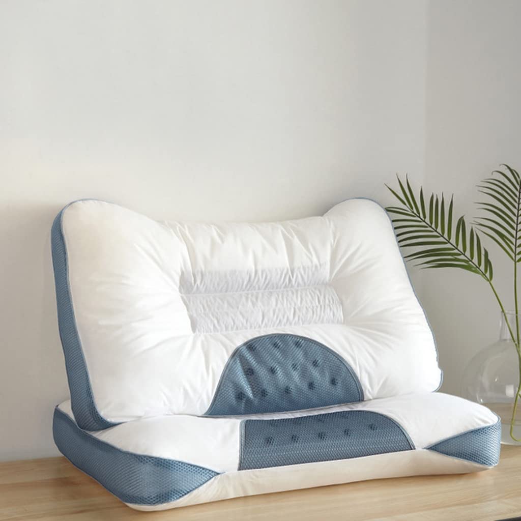 DUYHBAWRS Cotton Cassia Seed Pillow Protecting Cervical Spine Sleeping Pillow Cover Bedding