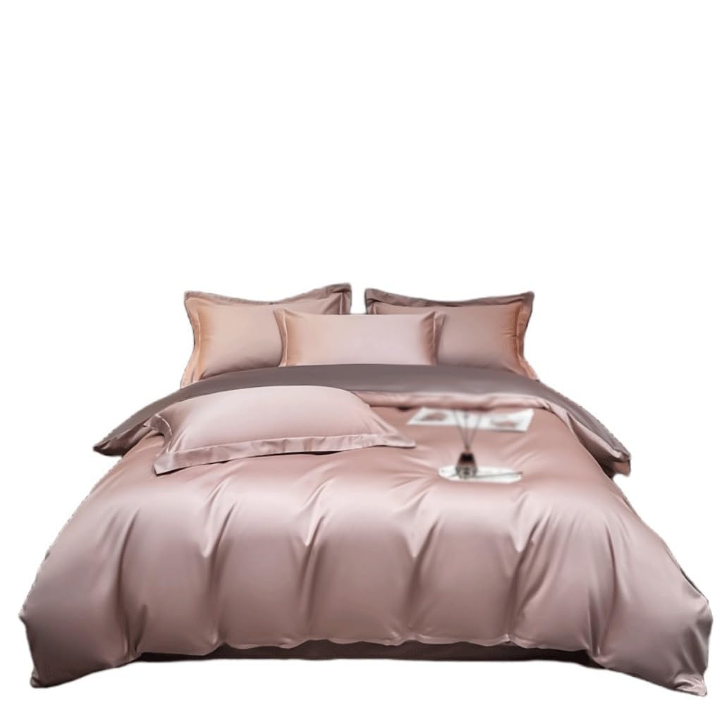 NRFJFOP Four Piece Set of Cotton Duvet Covers Bed Sheets Sleeping Naked All Year Round Nantong Bedding