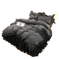 NRFJFOP 4 Pieces of Bedding Sheets Bedroom Comforter Set Pillowcase Queen Size