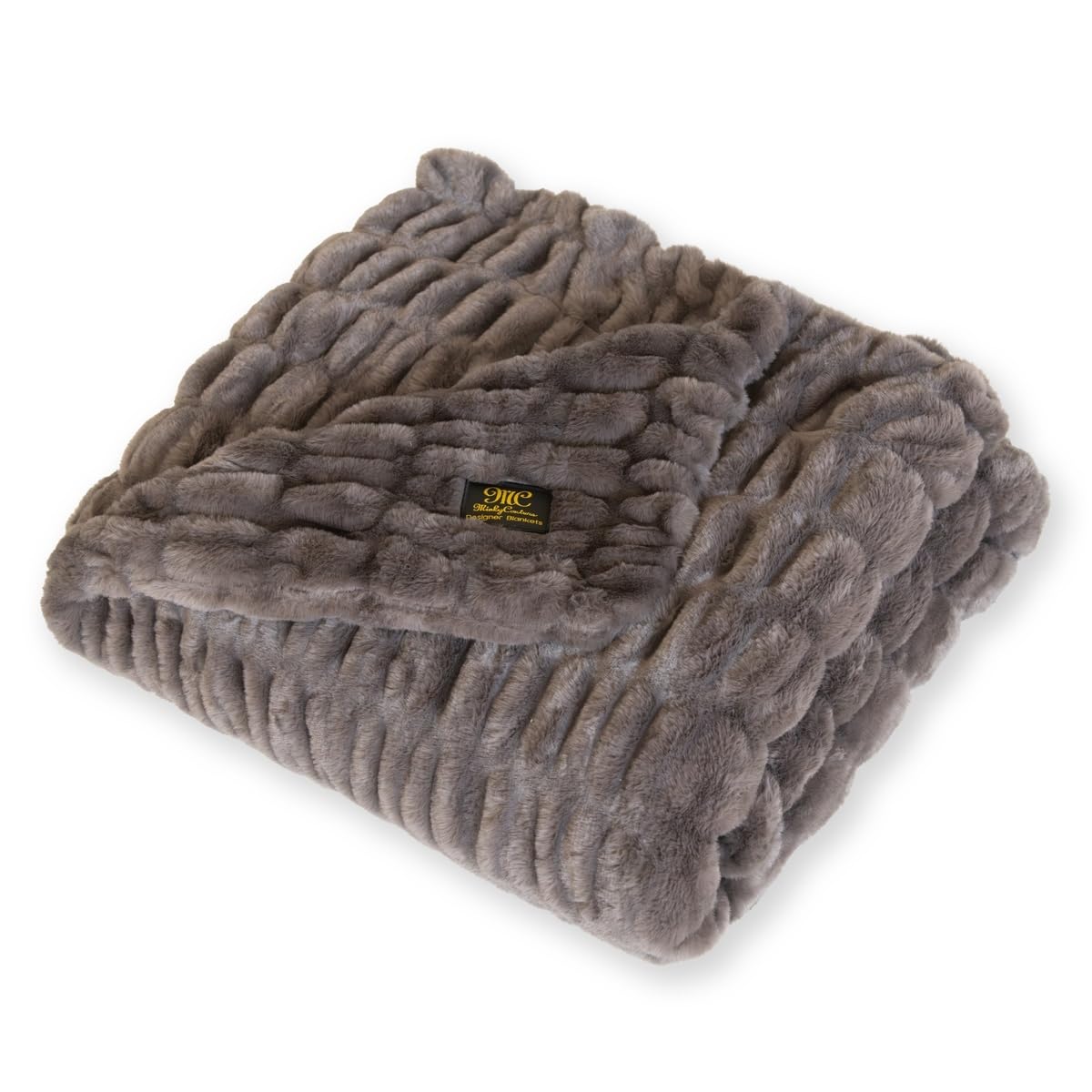 Minky Couture Hugs Blanket - Extra Plush Blanket for Premium Gifting - Stretchy Bubbled Cozy Throw - Silky Smooth - Durable & Machine-Washable - Travel-Friendly.