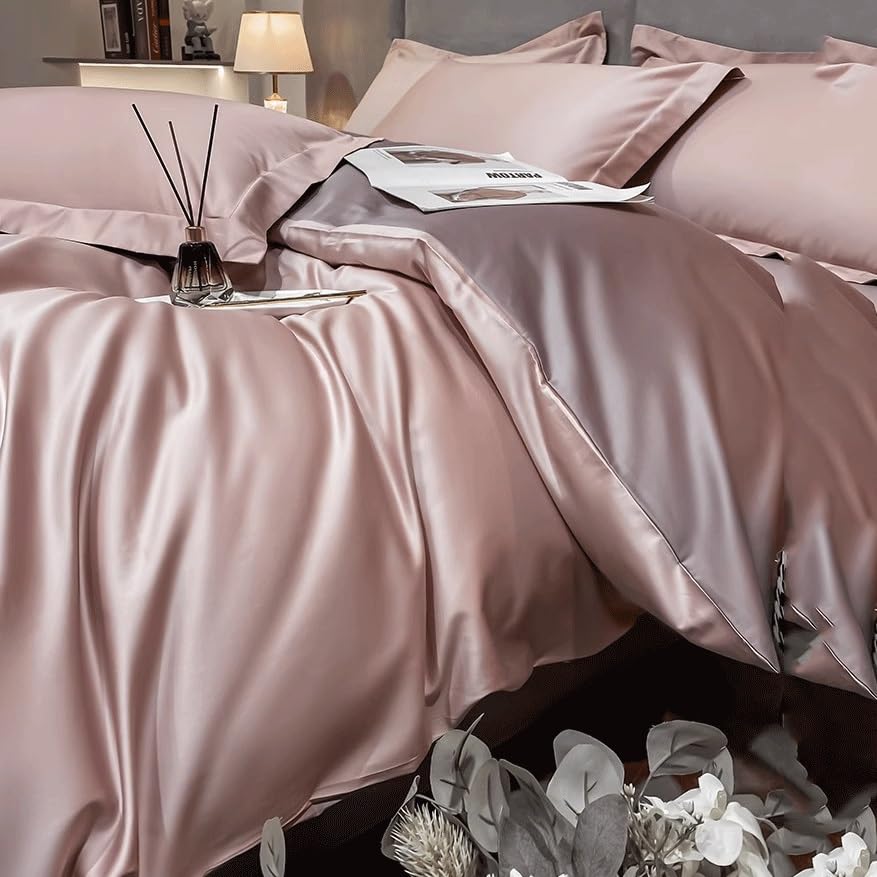 NRFJFOP Four Piece Set of Cotton Duvet Covers Bed Sheets Sleeping Naked All Year Round Nantong Bedding