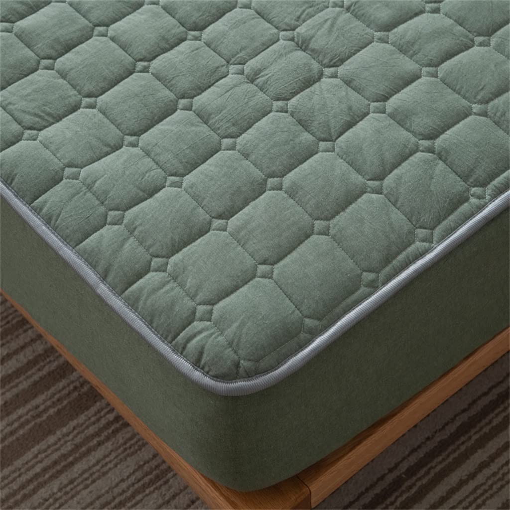 GESJKR Cotton Clip Bed Hat Single Piece Thickened All-Inclusive Mattress Cover Fixed Protective