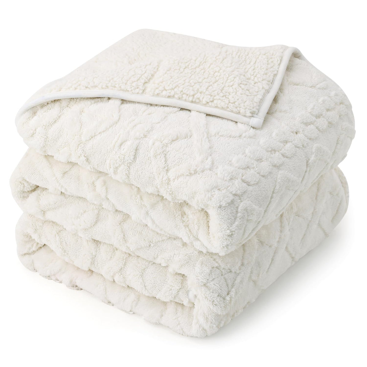 Drewin Turtleback Sherpa Weighted Blanket for Adults
