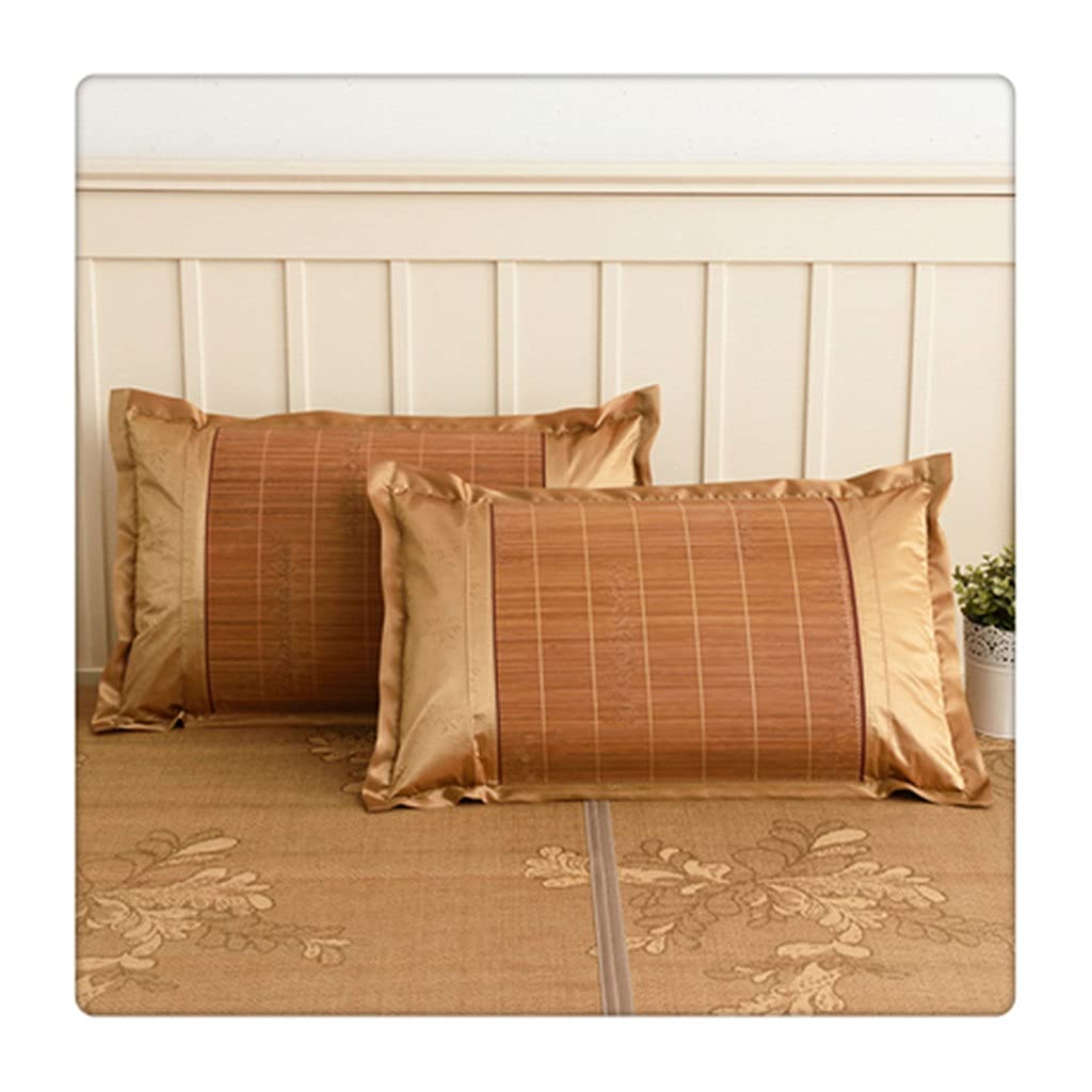 DUYHBAWRS The Ice Rattan Mat Waterproof Pillowcase Prevents Sweat from Soaking The Pillow Core and Facilitates Cleaning in