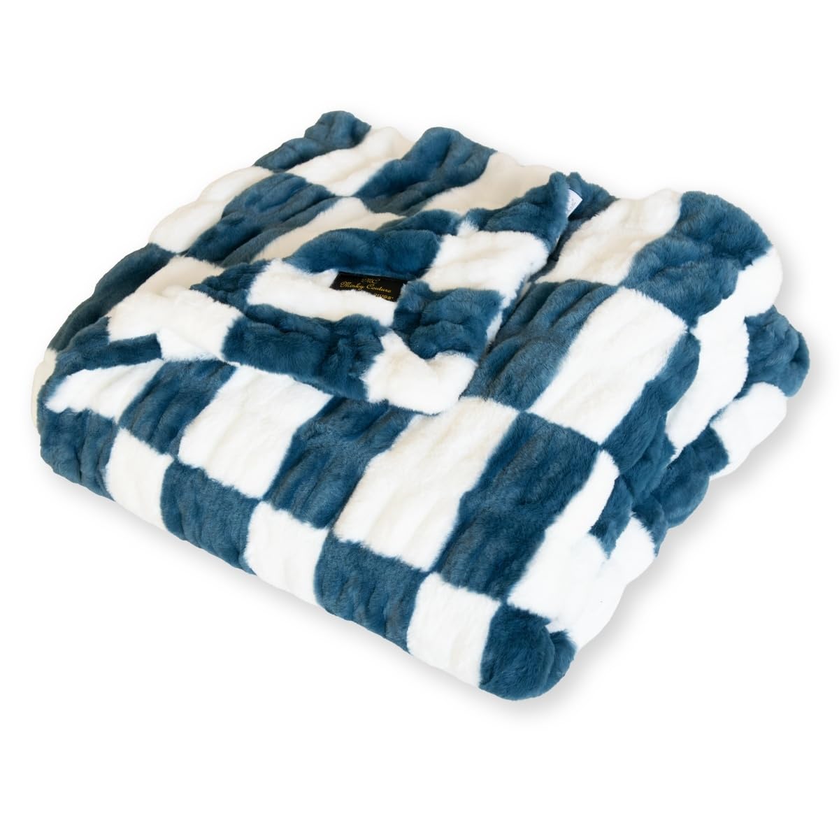 Minky Couture Hugs Blanket - Extra Plush Blanket for Premium Gifting - Stretchy Bubbled Cozy Throw - Silky Smooth - Durable & Machine-Washable - Travel-Friendly.