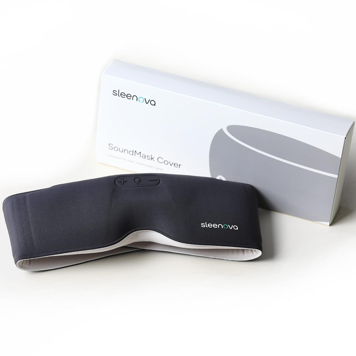 Sleenova SoundMask - Comfortable Audio Sleep Mask Built for Side Sleepers