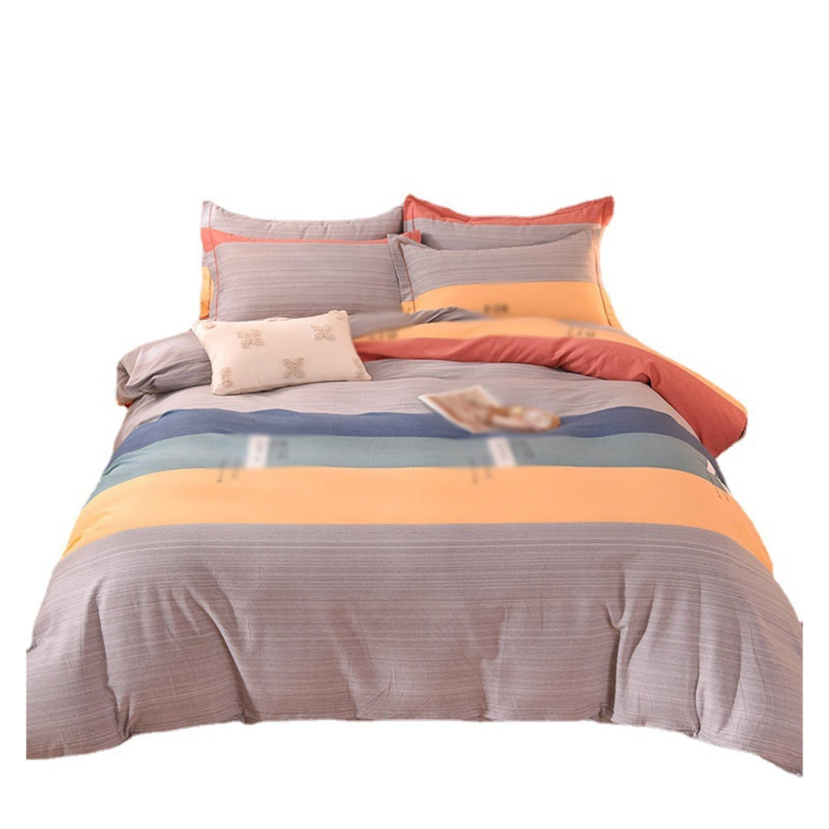 NRFJFOP Thickened 4-piece Bed Sheet Cover Fall/Winter Bedding Set