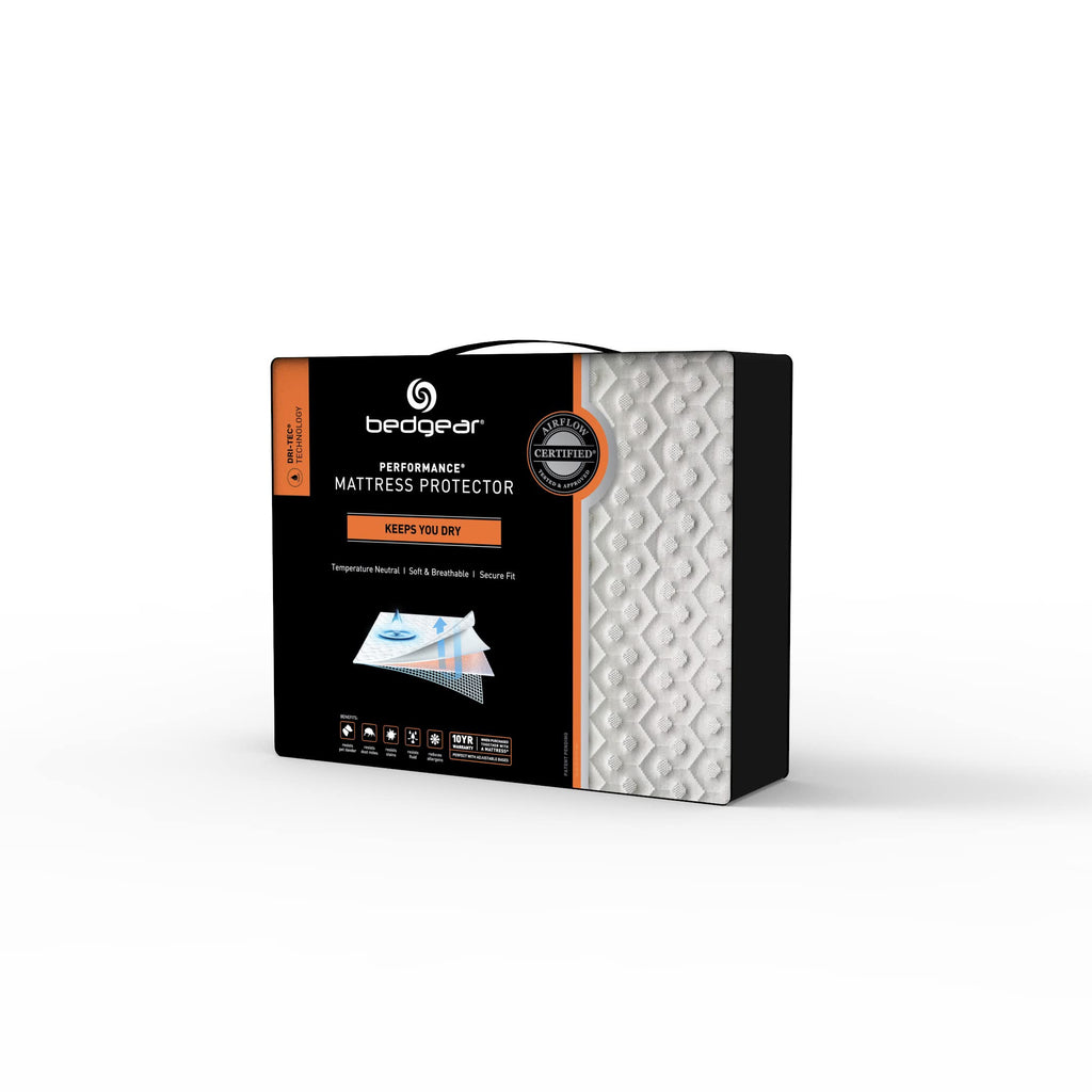 Bedgear Dri-Tec Waterproof Mattress Protector– Cooling Moisture-Wicking Mattress Cover | Breathable Noiseless Mattress Pad with Deep Pocket Fit up to 18", Adjustable Base & Machine Washable