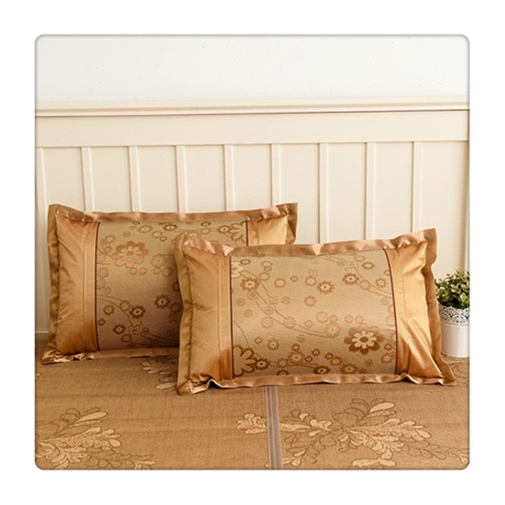 DUYHBAWRS The Ice Rattan Mat Waterproof Pillowcase Prevents Sweat from Soaking The Pillow Core and Facilitates Cleaning in