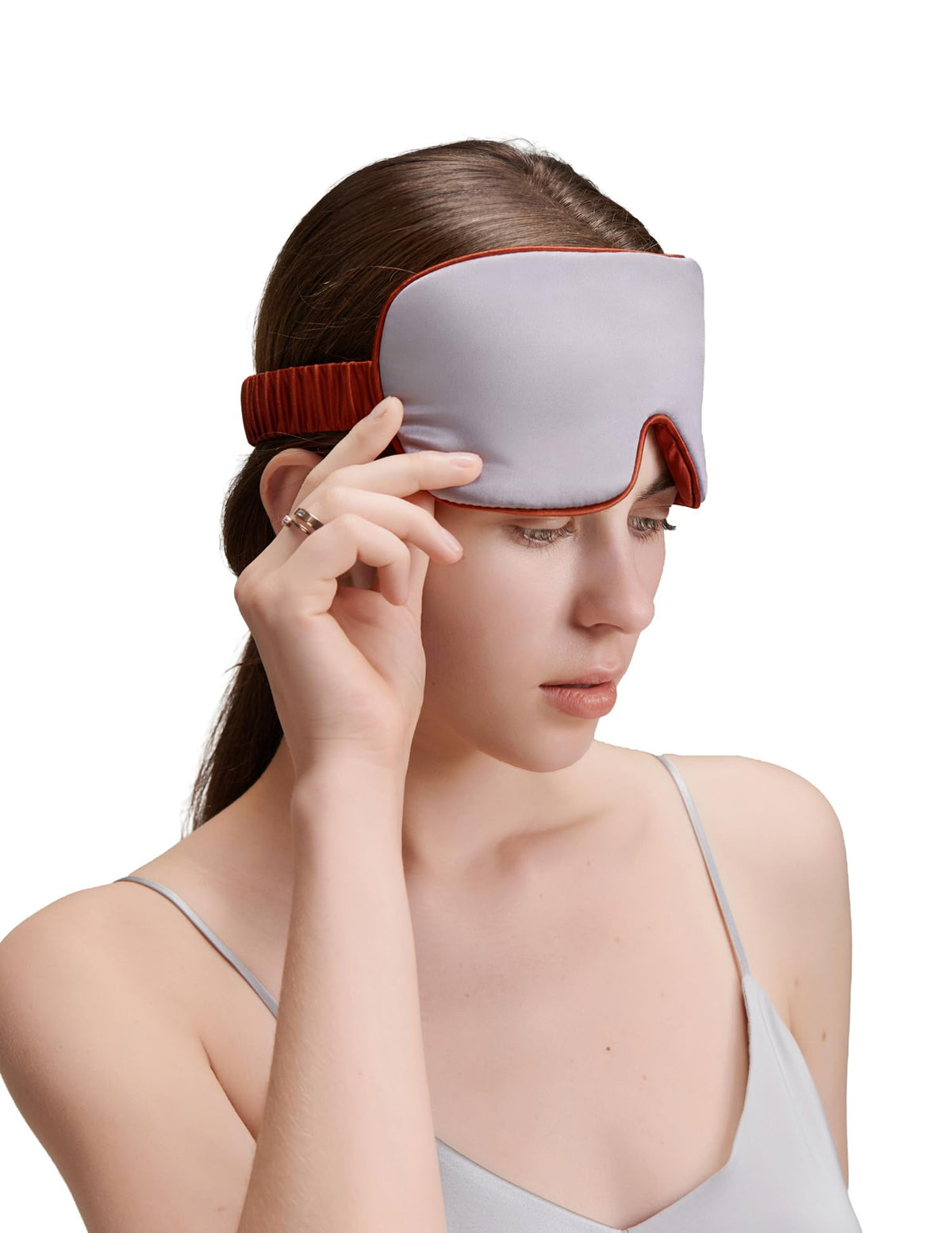 ZHE JIN Luxurious Silk Sleep Eye Mask, 100% Mulberry Silk