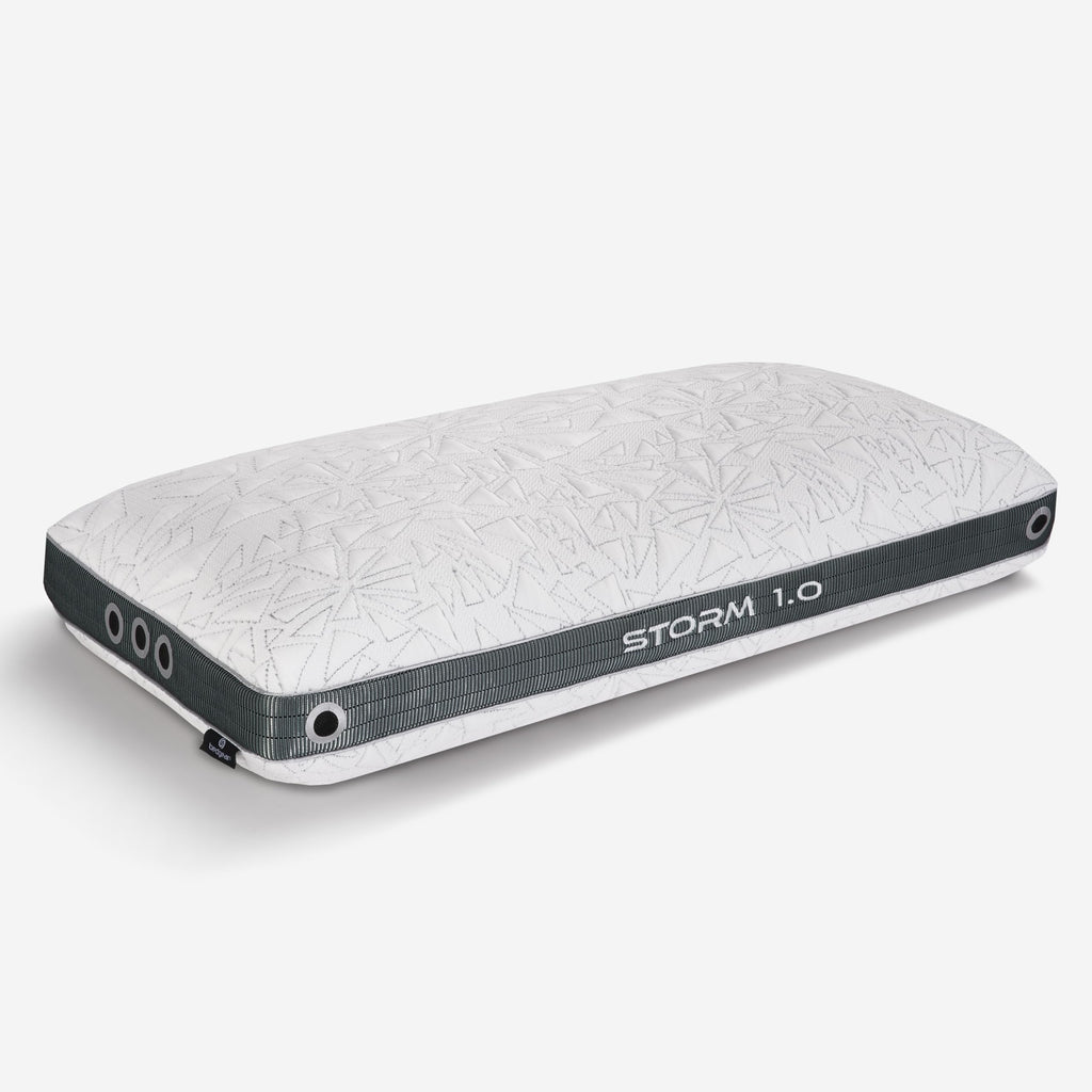 Bedgear Storm Cuddle Curve Performance Pillow, Cooling Pillow for Side Sleepers, Medium Firm Support, Ver-Tex Cooling Cover, Air-X Mesh, Washable