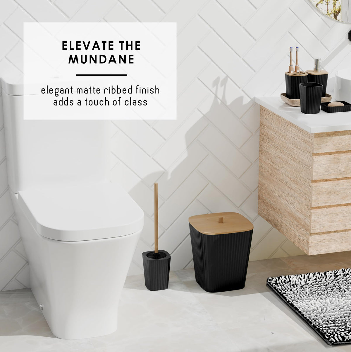 Clara Clark Bathroom Accessories Set