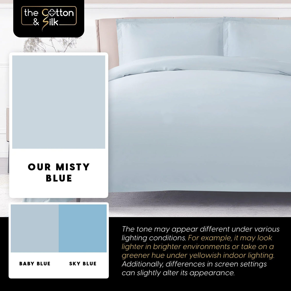 THE COTTON & SILK®️ Luxury Cotton Bedding