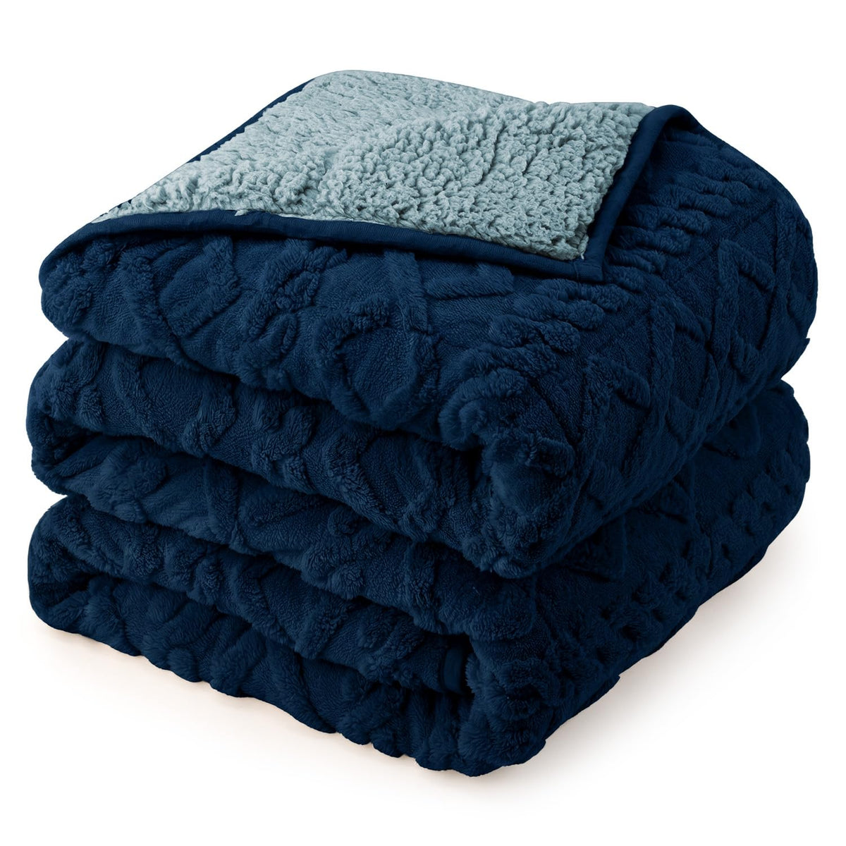 Drewin Turtleback Sherpa Weighted Blanket for Adults