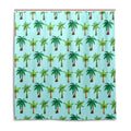 My Little Nest Waterproof Shower Curtain for Bathroom Watercolor Palm Tree Polyester Fabric Bath Stall Curtain with Free Hooks 66x72''
