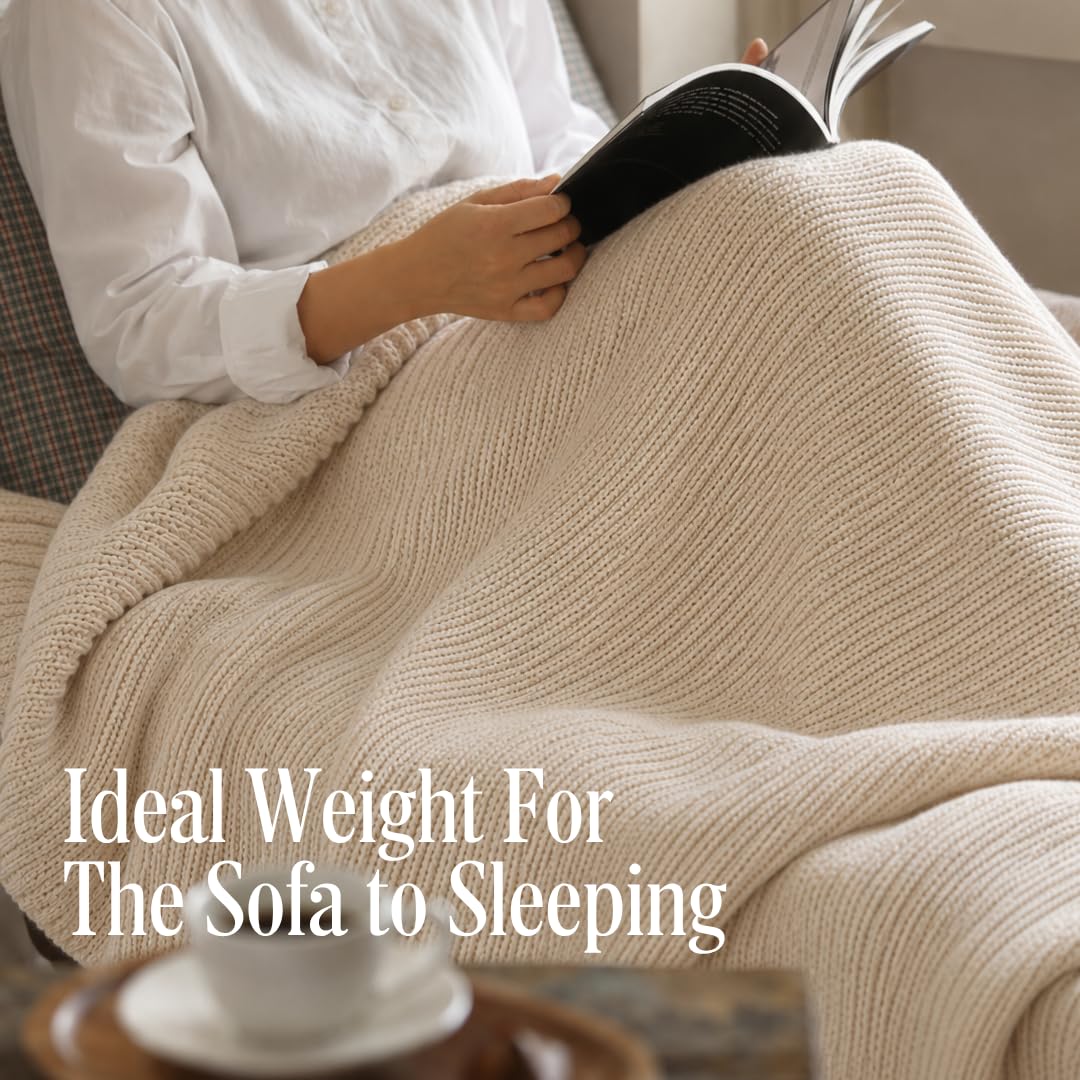 Preston Lane Greenwich Weighted Blanket for Adults 15 lbs, Heavy, 86x47 in