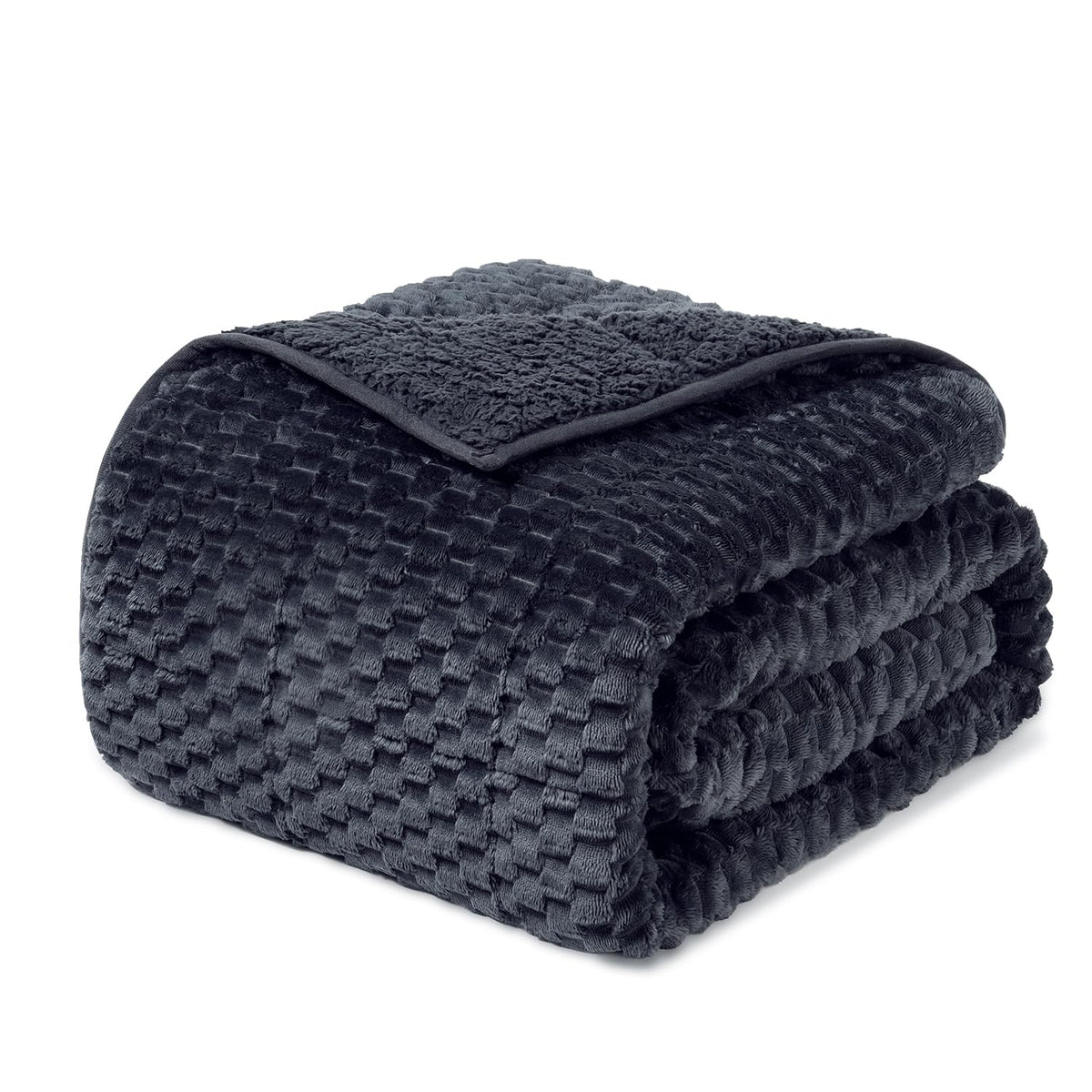 Drewin Turtleback Sherpa Weighted Blanket for Adults