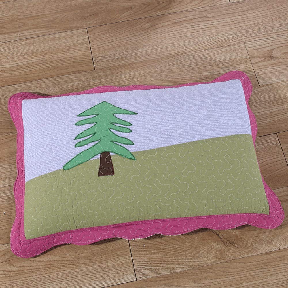 2-Piece Fine Printed Prewashed Quilt Set Reversible Bedspread Coverlet Bed Cover Bedspread Set Non-Slip dustproof Bed Cover (Color : Image Color Size : 180220cm) (Image Color 180*220cm)
