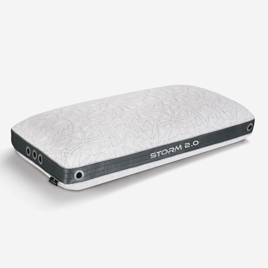 Bedgear Storm Cuddle Curve Performance Pillow, Cooling Pillow for Side Sleepers, Medium Firm Support, Ver-Tex Cooling Cover, Air-X Mesh, Washable