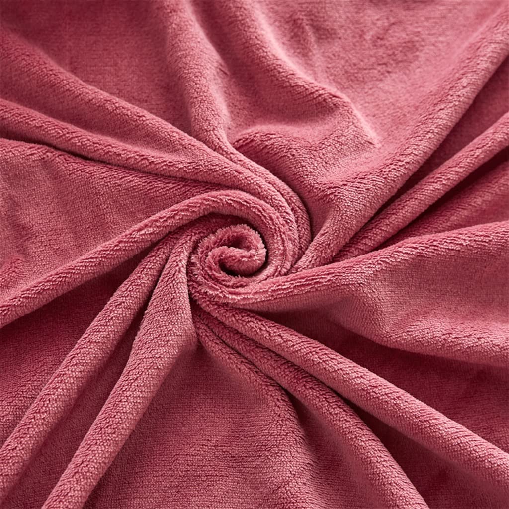 GESJKR Crystal Fleece Bed Hat Mattress Cover Coral Flannel Three-piece Set Farai