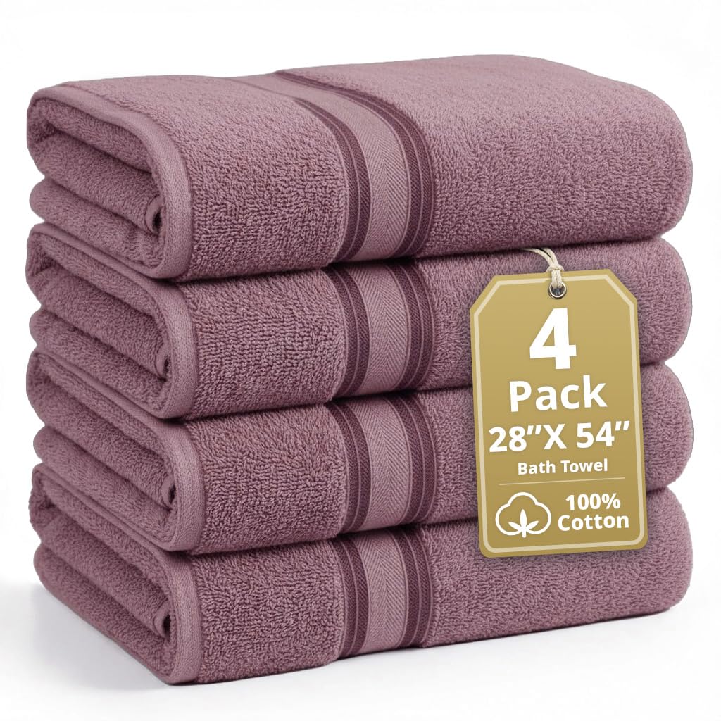 LANE LINEN 100% Cotton Zero Twist Towel Collection - Bath Towels, Bath Sheets & Towel Sets