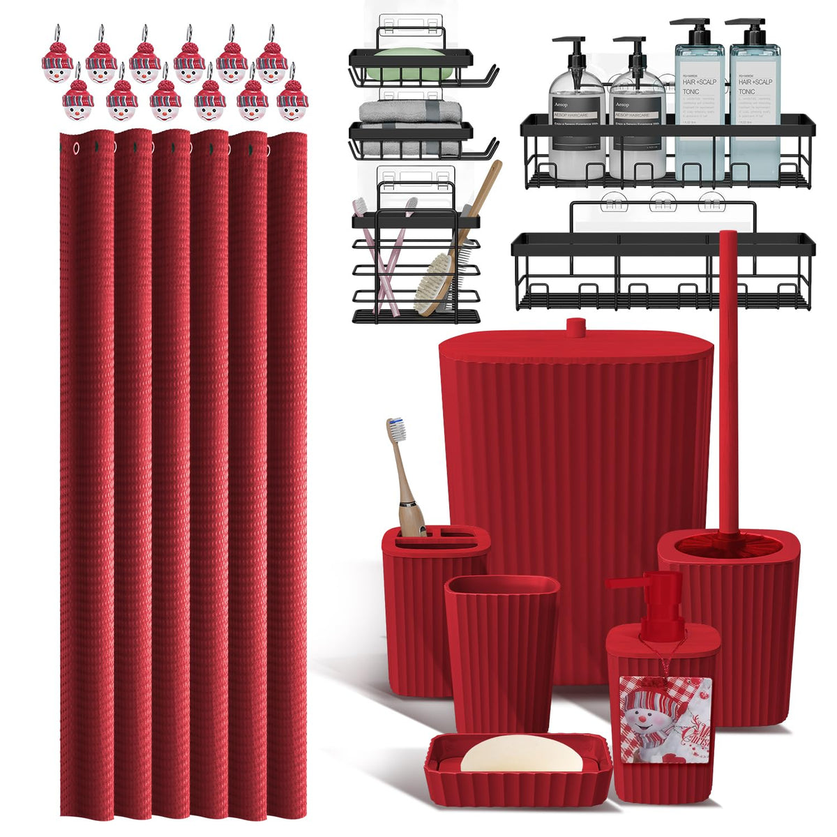 Clara Clark Bathroom Accessories Set