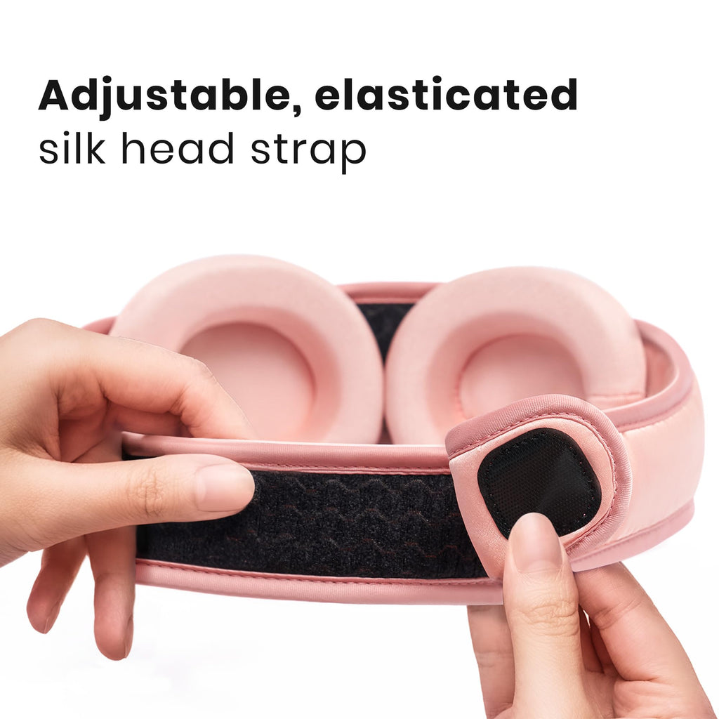 Manta Silk Sleep Mask - Luxury Silk Eye Mask with Pure Silk Eye Cups, Gentle on Skin & Hair, Breathable, Sleep Mask with Tapered Fit for Comfort