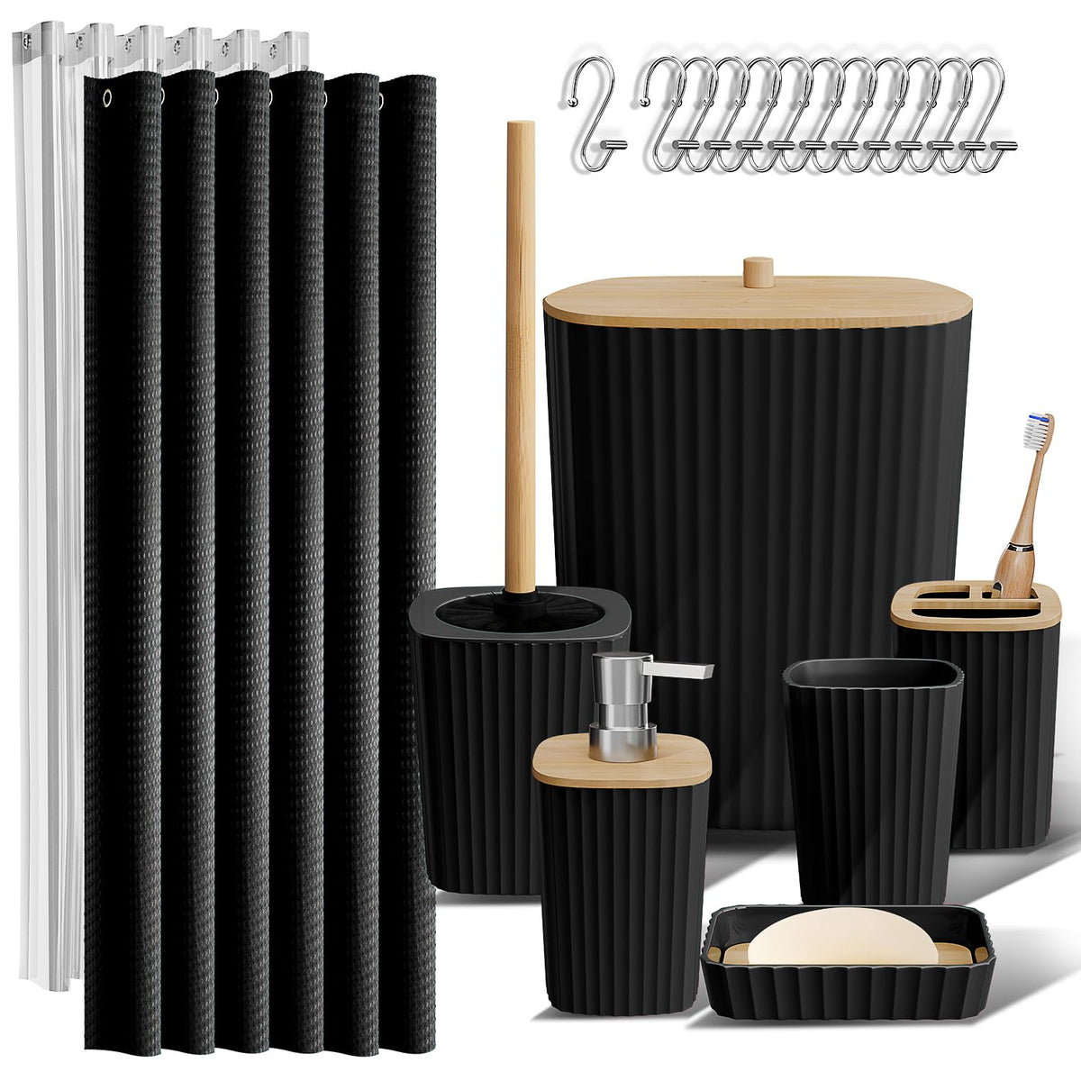 Clara Clark Bathroom Accessories Set