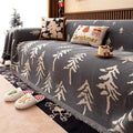 SYXJXEI Christmas Chenille Pine Tree Sofa Throw Blanket