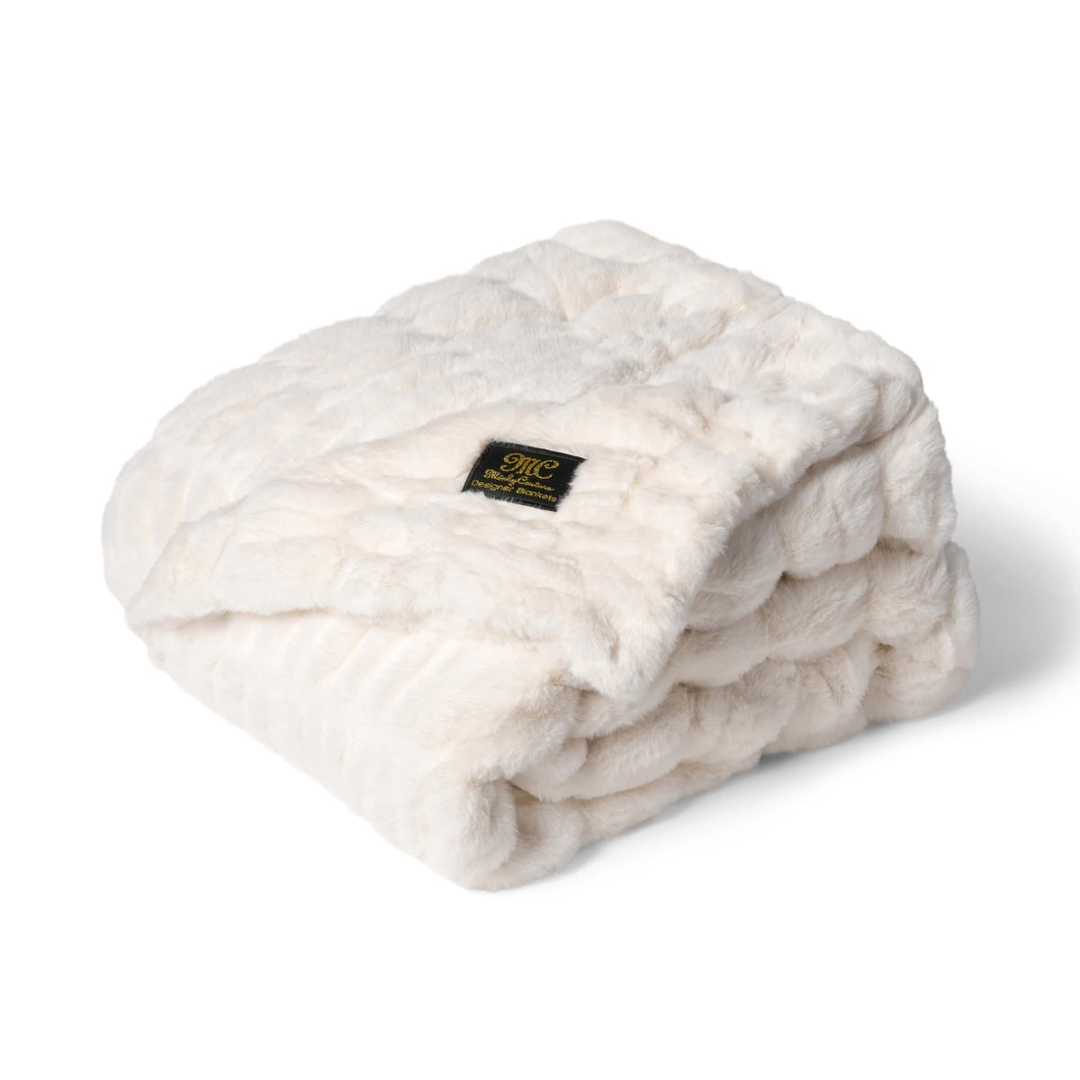 Minky Couture Hugs Blanket - Extra Plush Blanket for Premium Gifting - Stretchy Bubbled Cozy Throw - Silky Smooth - Durable & Machine-Washable - Travel-Friendly.