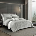 Lyocell Tencel Cotton Sheets Pillowcase Set,600TC Jacquard Duvet Cover Set