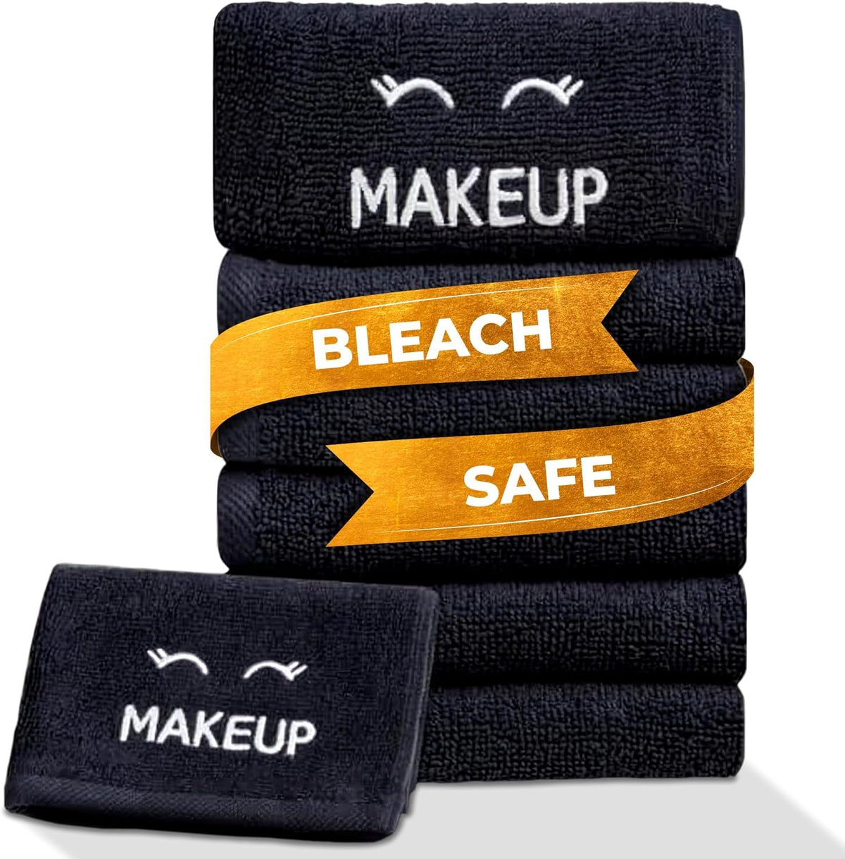 White Hand Towels Set for Bathroom, 6 Pack - Cotton Hand Towel Set for Gym, Kitchen and Spa, 16x27 Inches Soft Highly Absorbent Quick Dry Terry Salon Towels