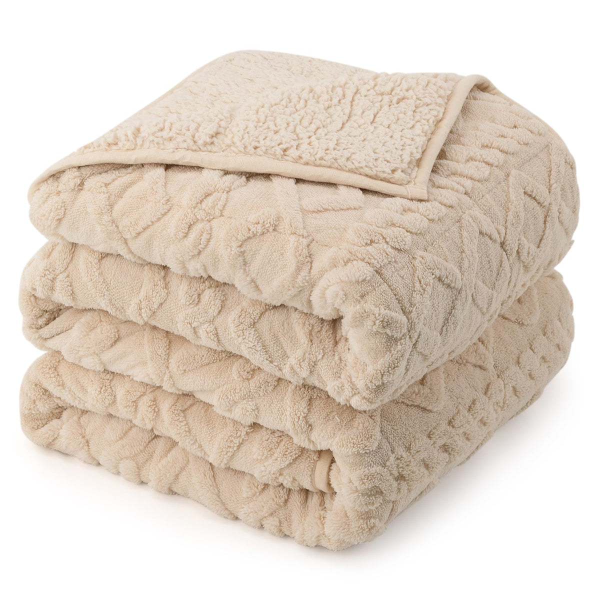 Drewin Turtleback Sherpa Weighted Blanket for Adults