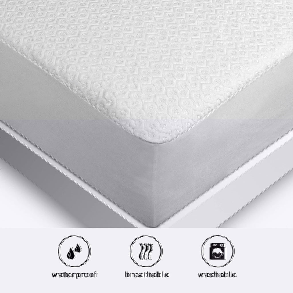 Bedgear Dri-Tec Waterproof Mattress Protector– Cooling Moisture-Wicking Mattress Cover | Breathable Noiseless Mattress Pad with Deep Pocket Fit up to 18", Adjustable Base & Machine Washable