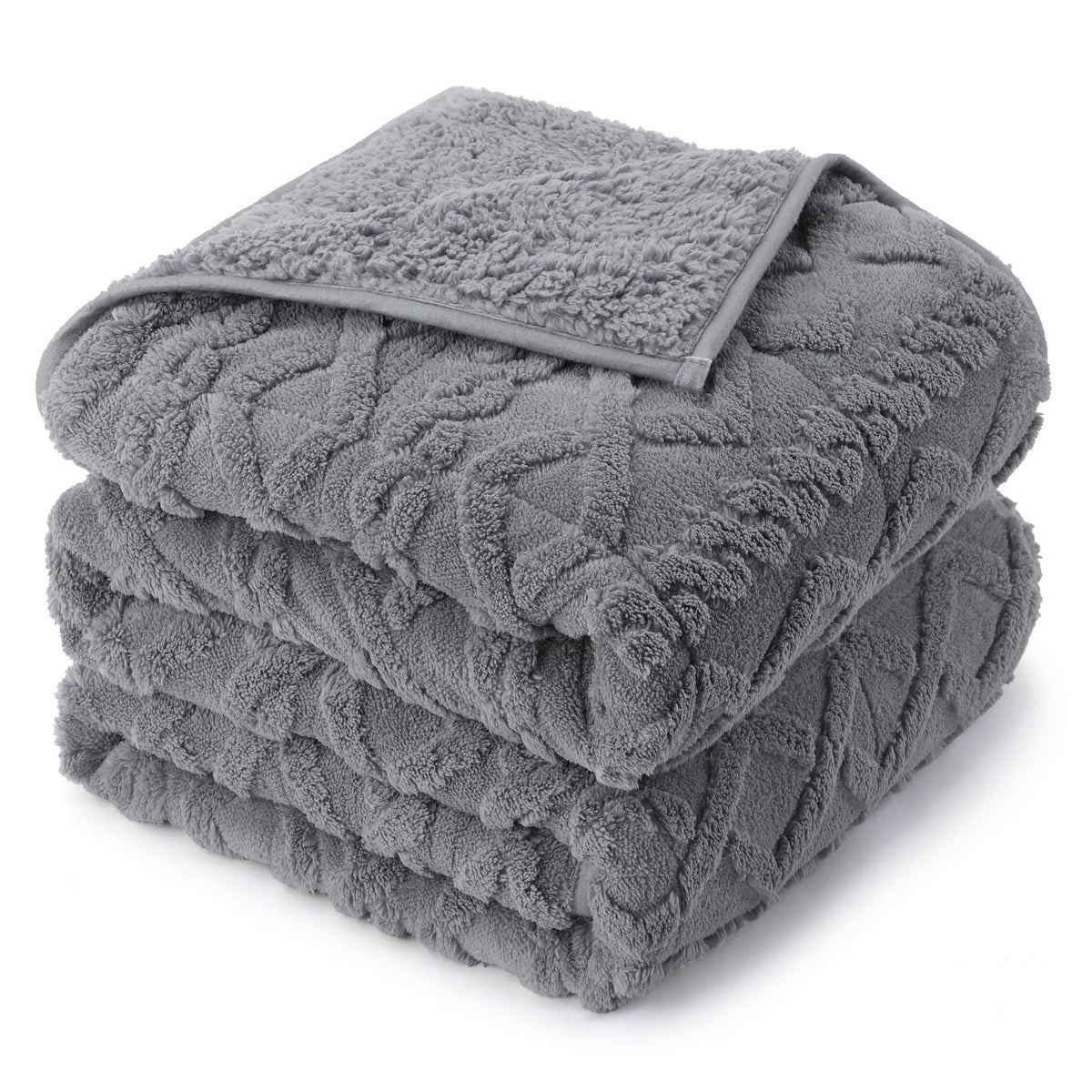 Drewin Turtleback Sherpa Weighted Blanket for Adults