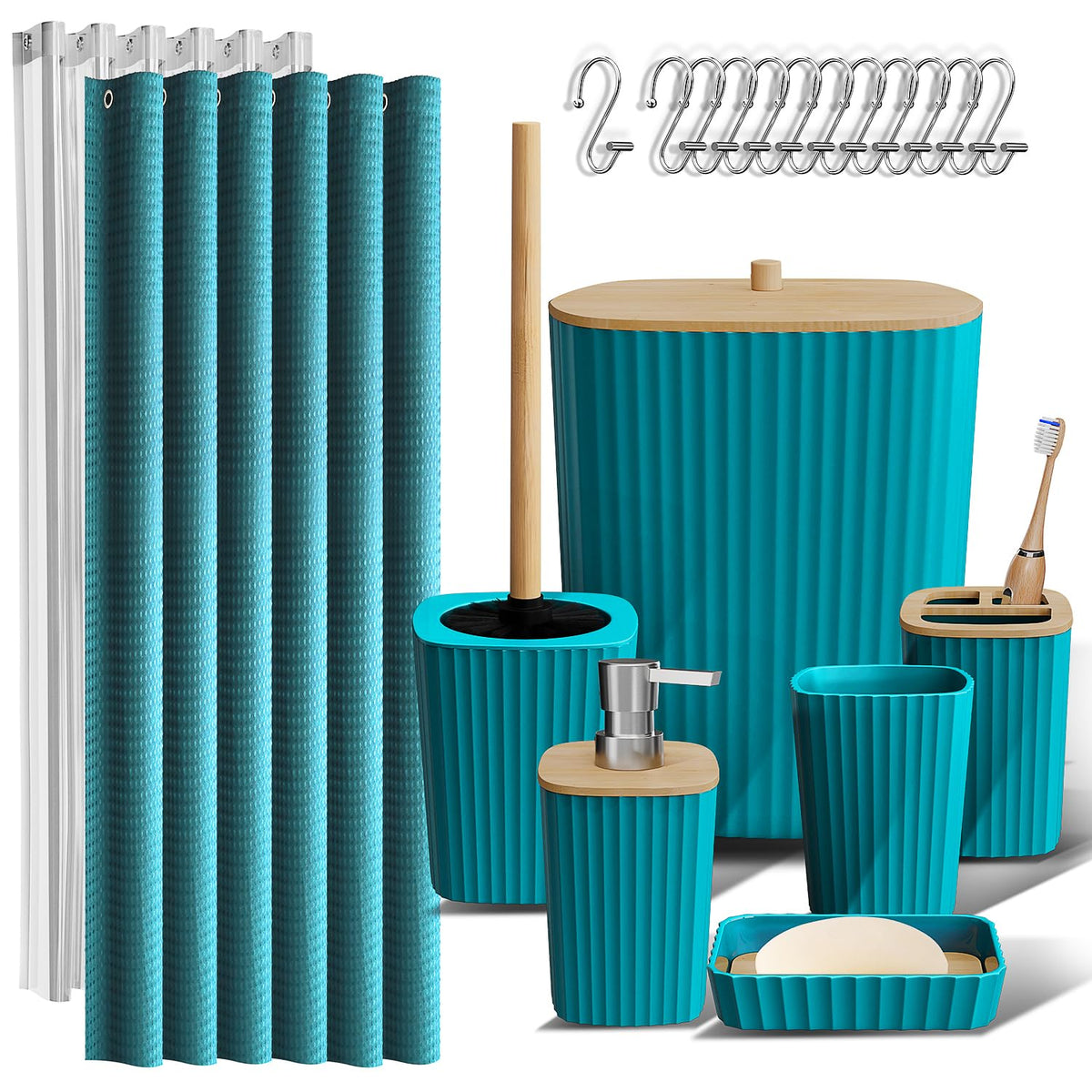 Clara Clark Bathroom Accessories Set