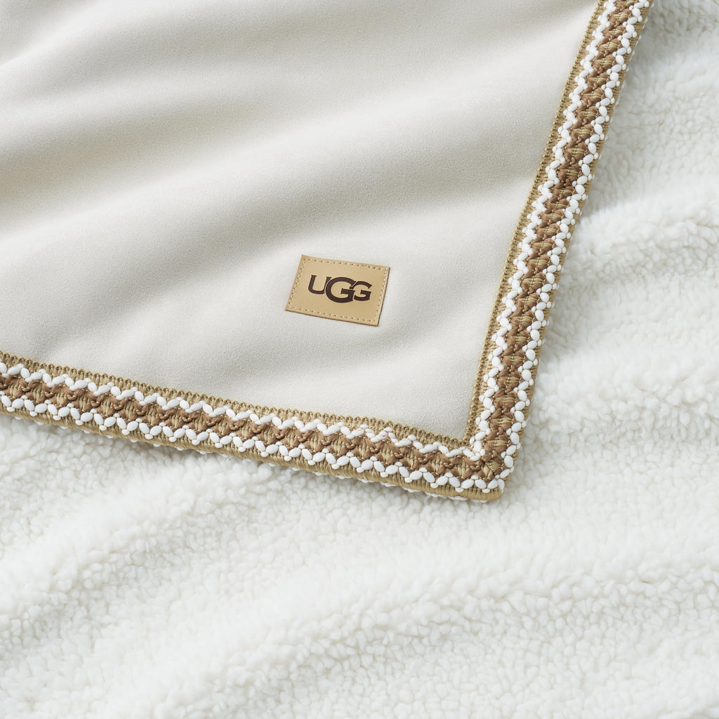 UGG Braid Reversible Throw Blanket