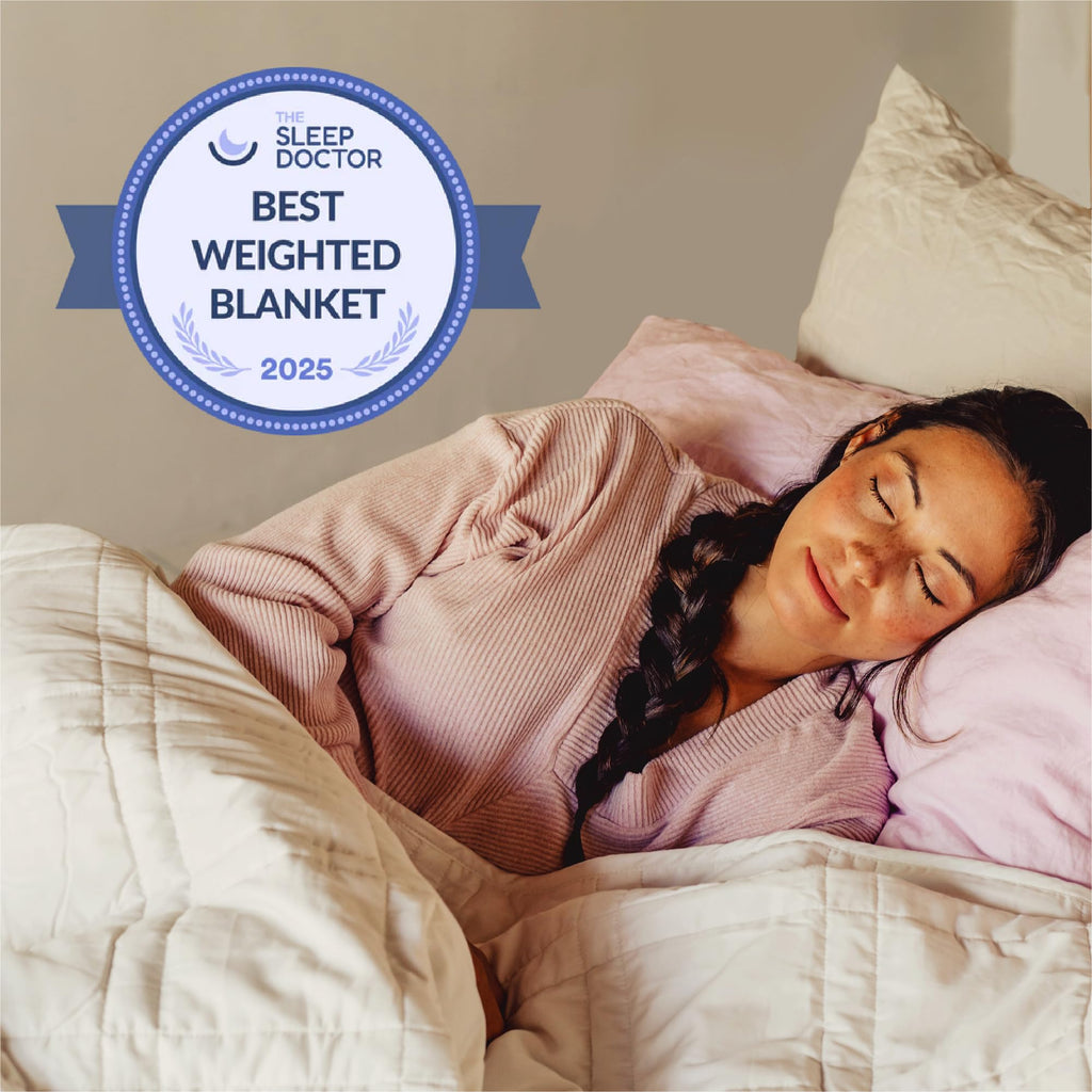 Baloo Weighted Blanket for Adults | Cool & 100% Cotton | Machine Washable & Dryer Safe | Glass Microbead Fill