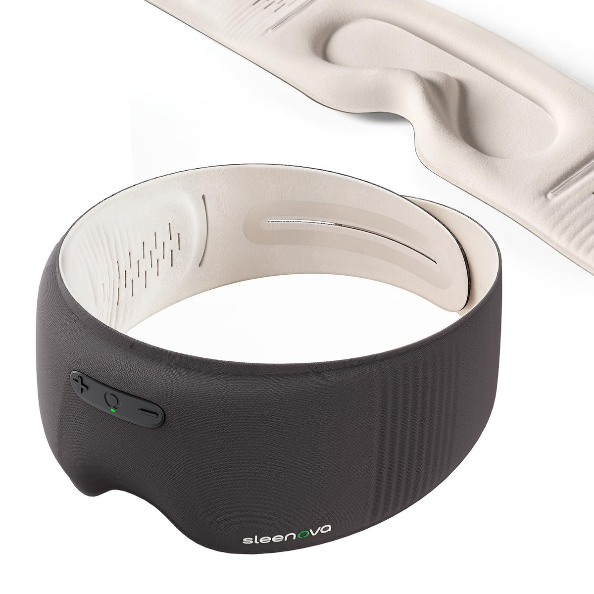 Sleenova SoundMask - Comfortable Audio Sleep Mask Built for Side Sleepers