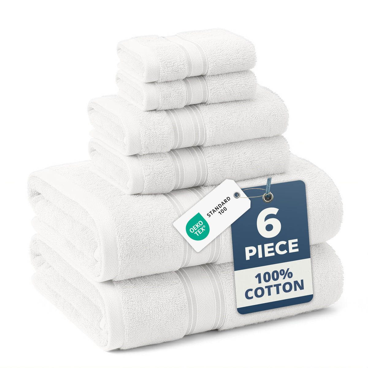 LANE LINEN 100% Cotton Zero Twist Towel Collection - Bath Towels, Bath Sheets & Towel Sets
