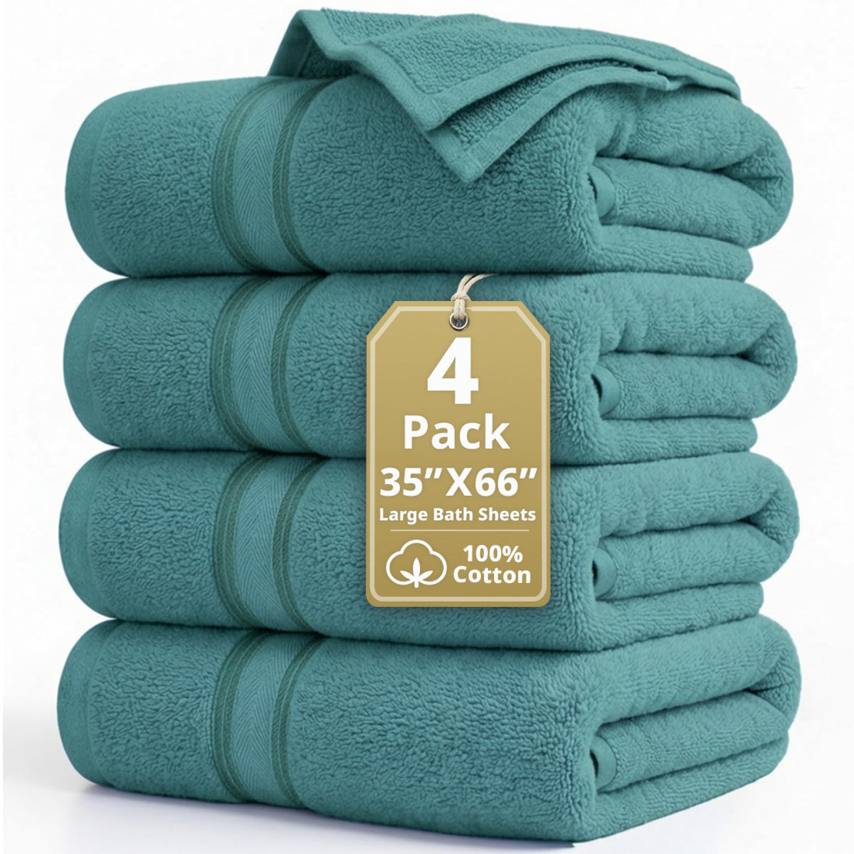 LANE LINEN 100% Cotton Zero Twist Towel Collection - Bath Towels, Bath Sheets & Towel Sets