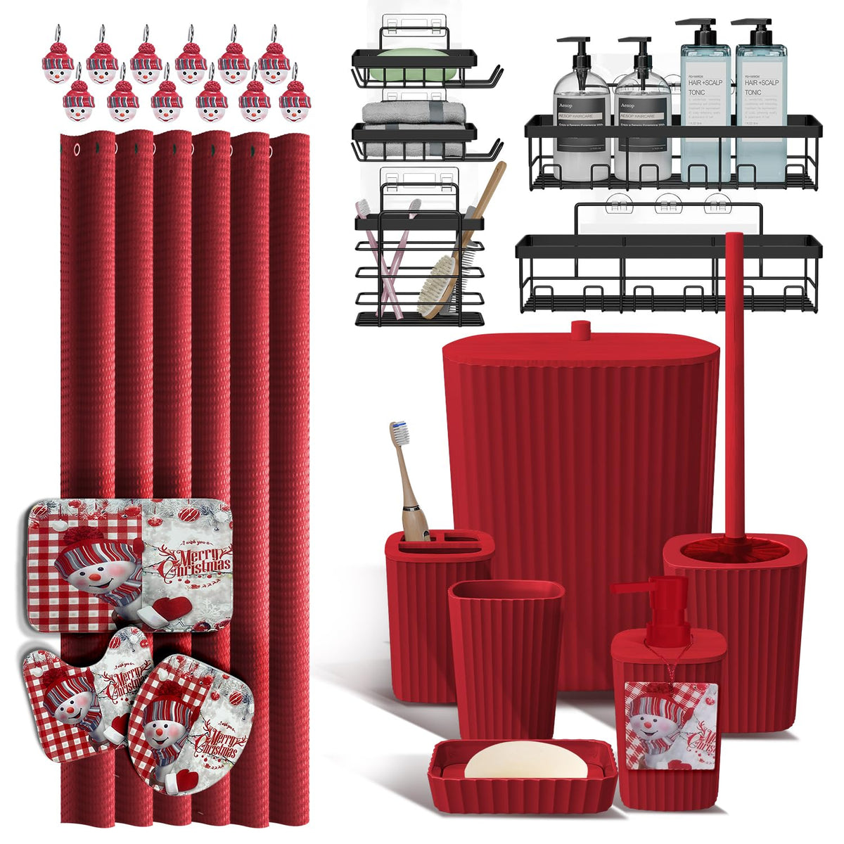 Clara Clark Bathroom Accessories Set