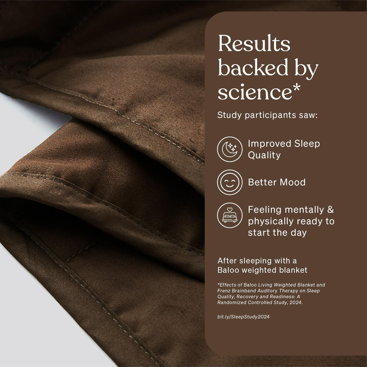 Baloo Weighted Blanket for Adults | Cool & 100% Cotton | Machine Washable & Dryer Safe | Glass Microbead Fill