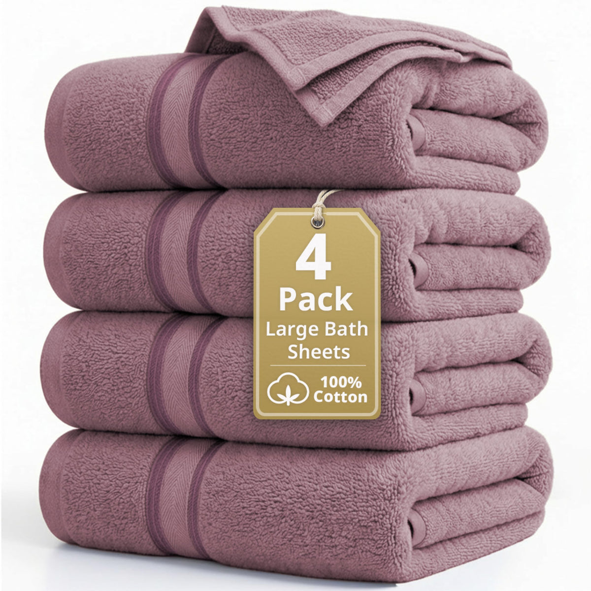 LANE LINEN 100% Cotton Zero Twist Towel Collection - Bath Towels, Bath Sheets & Towel Sets